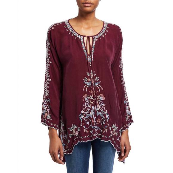 NEW JOHNNY WAS lena tunic in brandy